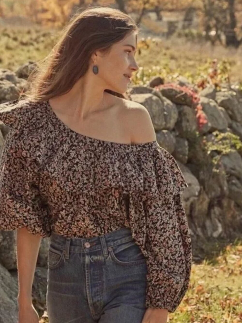 Doen Cielito Ruffle off shoulder Blouse - Picture 3 of 13